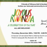 Dec. 28 2023 Kwanzaa Celebration at UUMAN